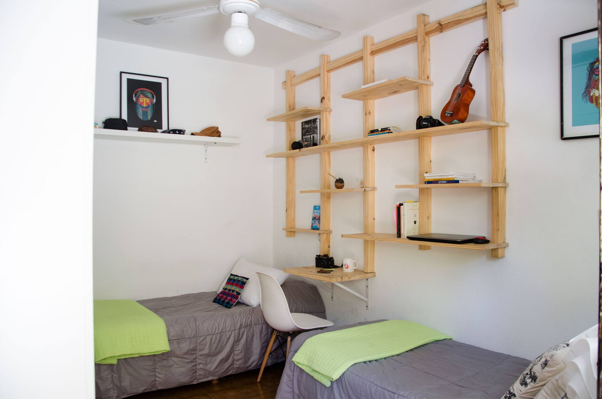 Habitación en casa con baño compartido en Belgrano