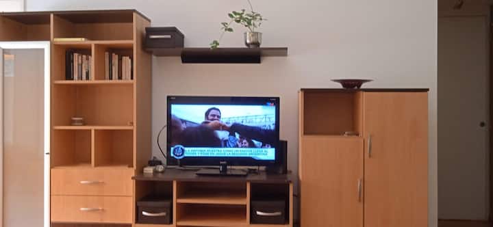 Studio apartment with private terrace in Belgrano