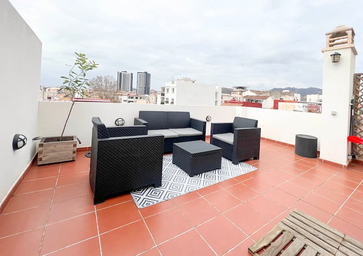 Penthouse With Large Private Terrace And Views - Málaga