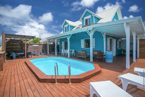 Casabwa972 - 4 rooms - private pool - beach 200m