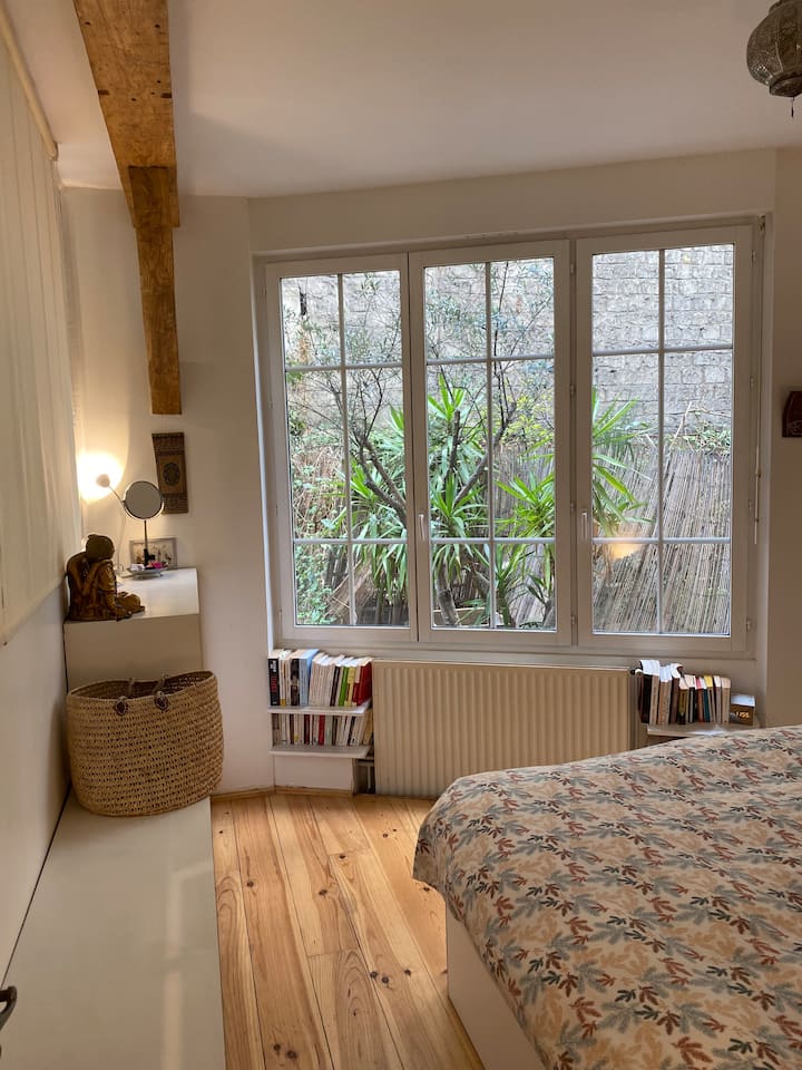 Double Room - King size bed
Terrass view