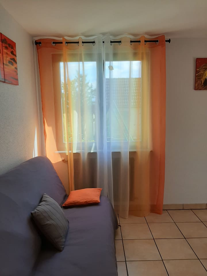 ห้องนั่งเล่นโซฟาเบด 2 คน 