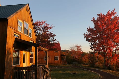 The Green Chalet and Hot tub at Cabot Shores
