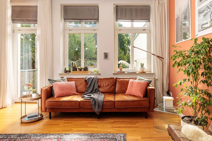 3 bedroom apartment with balcony & bicycles on the vineyard