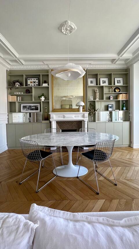 Beautiful renovated flat 13 mins from Paris center