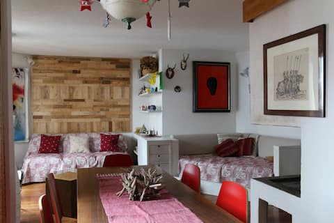 Popular Airbnb listing: Giomein flat on the slopes ski in ski out in Valtournenche