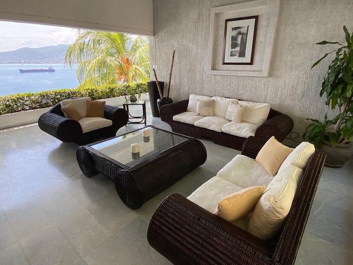Casa Caracol En Zona Exclusiva Con Excelente Vista - Acapulco