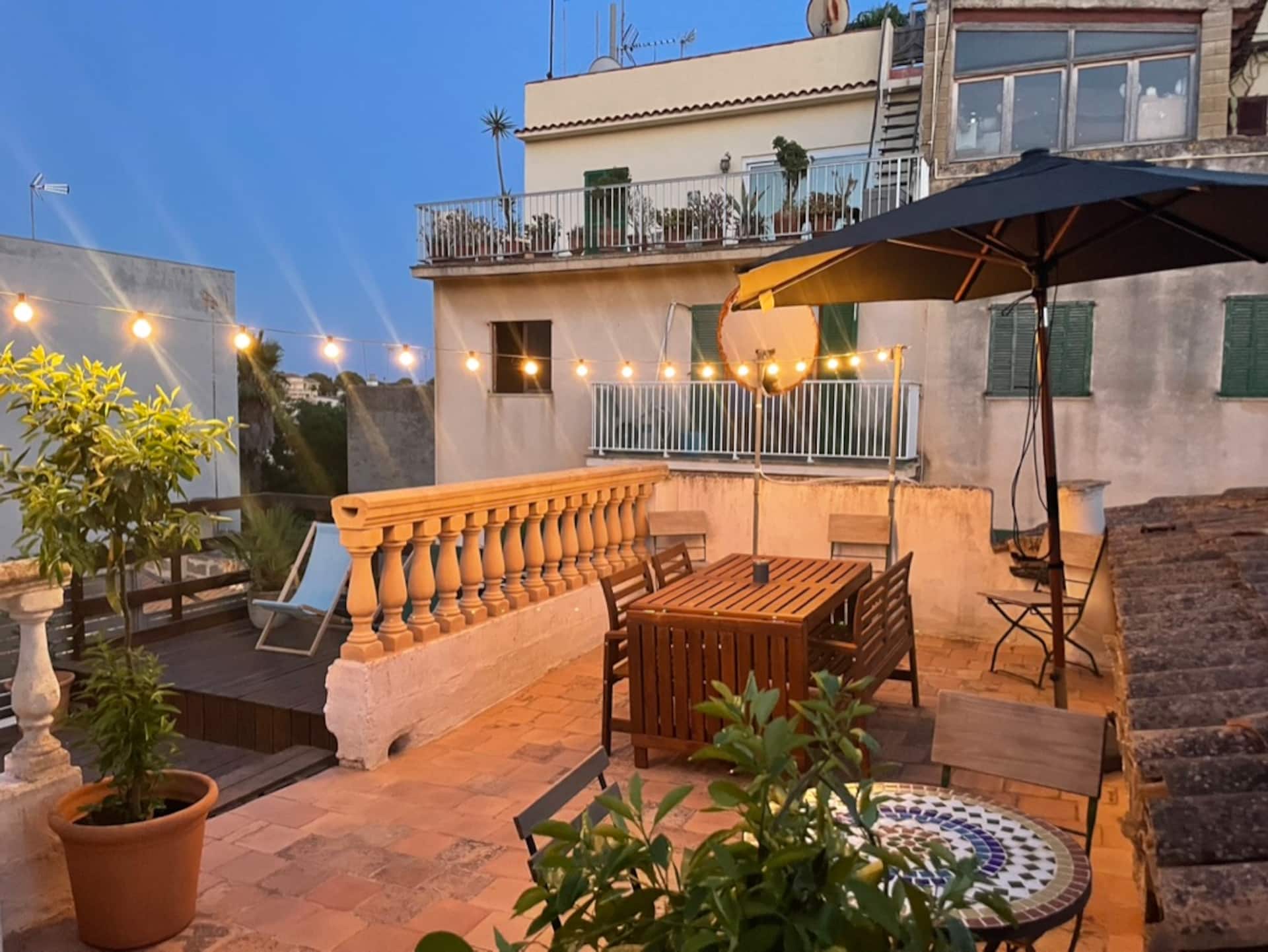Apartment with beautiful roof terrace