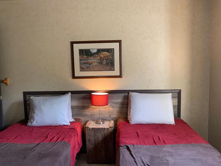 Chambre avec 2 lits simple