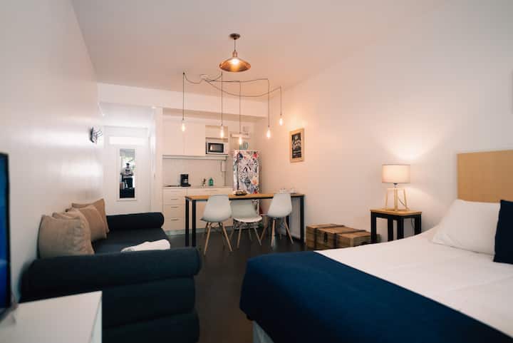 Estudio XL con balcón en Belgrano
