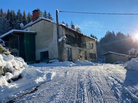 Popular Airbnb listing: Gite in an old Jura farmhouse in Lélex