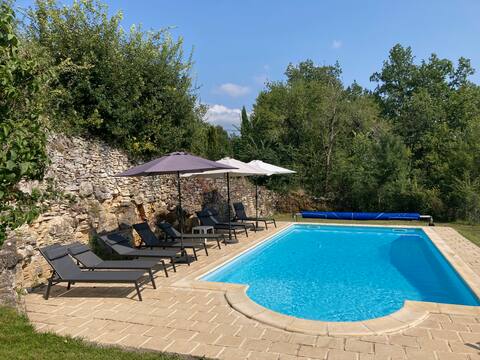 Country home with private swimming pool
