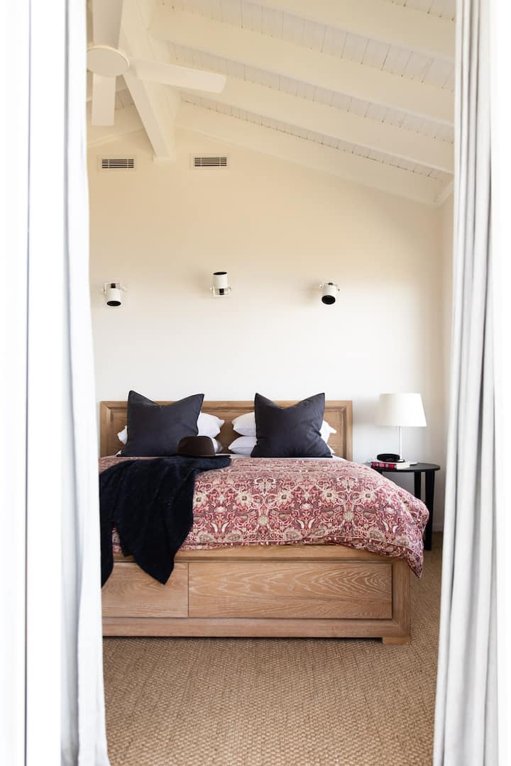 Cama 2: vistas desde la terraza privada