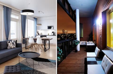 Popular Airbnb listing: Central, Gym, Gigantic Park View Balcony, Parking in Länsisatama