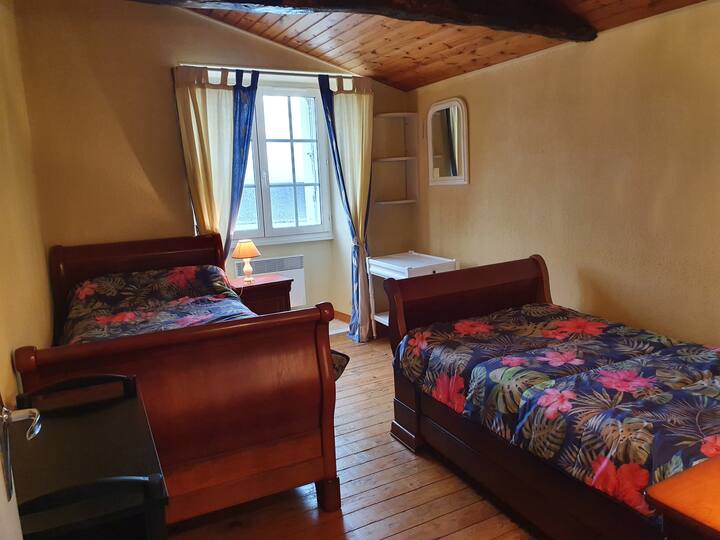 طابق. غرفة توأم