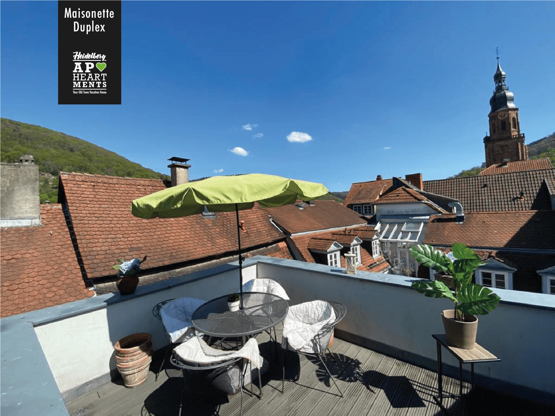 Central Old town condo with terrace (castle view)
