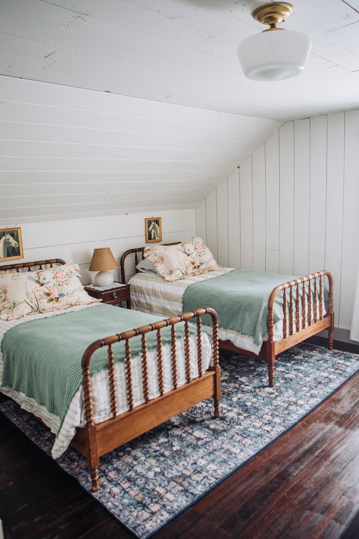 Twin Beds; Upstairs