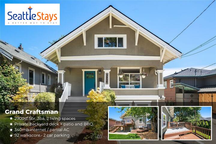 Craftsman-2900sf. 92 walkscore parking, 1gb, AC