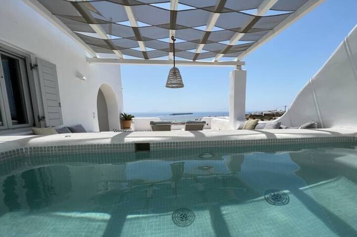 Villa LIMANI. New Golden Beach, panorama sea view!