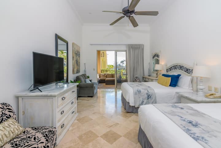 Druhá spálňa s 2 manželskými posteľami