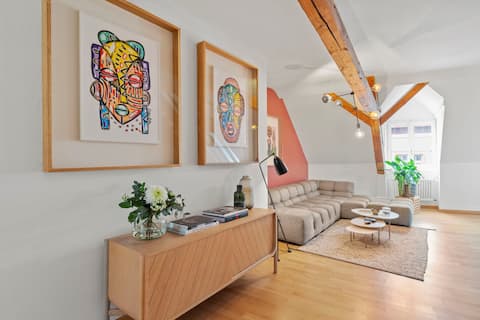 Charming Loft next to ArtBasel & Rhein - 5 Stars!