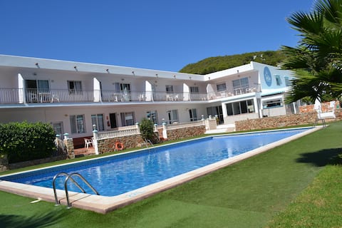 2 bedroom apartment overlooking the pool