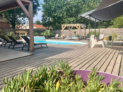 500 m from the beaches, Ideal house for families