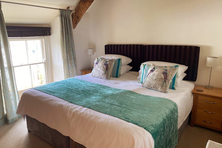 Blue Bedroom made as a Superking bed