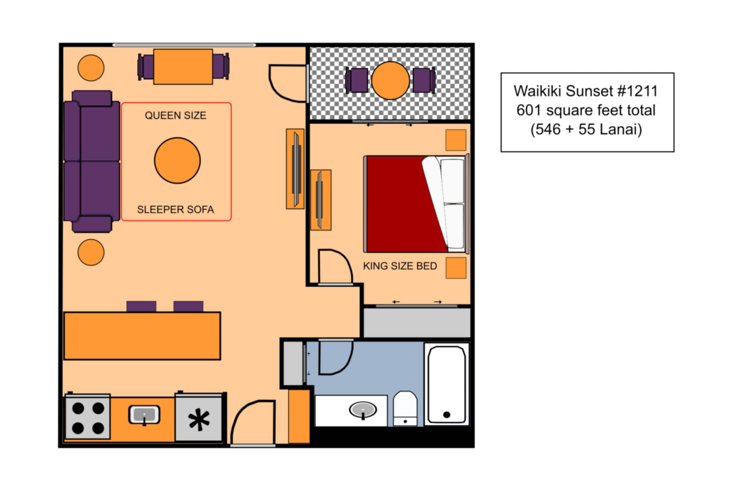 Condo in Honolulu · ★4.8 · 1 bedroom · 2 beds · 1 private bath - Image 2