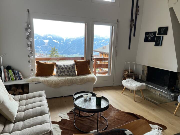 Apartement Central Avec Vue Panoramique à Verbier - Verbier