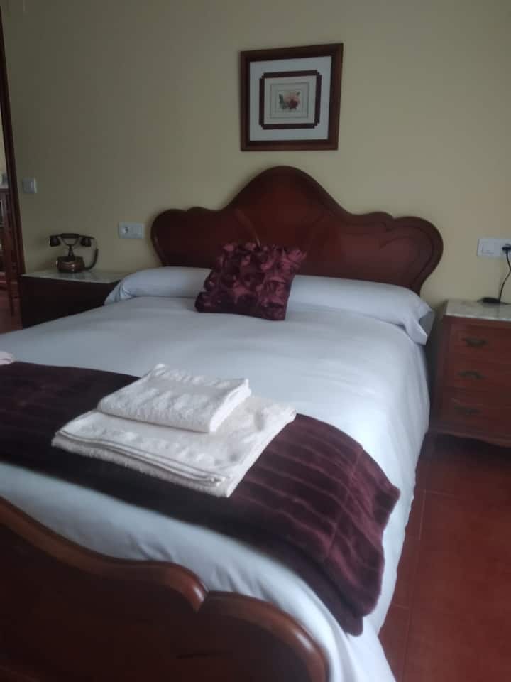 Master bedroom with bathroom 