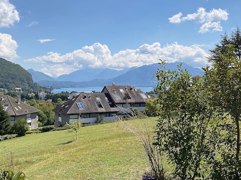 Airbnb performant: Beautiful lake view/Garden level à Annecy