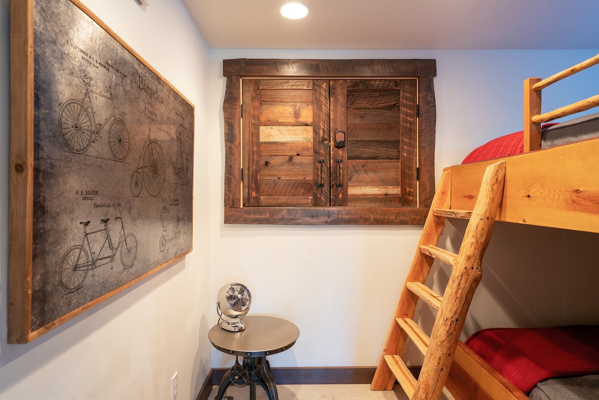 Double Mattress Double Bunk. On 1st floor