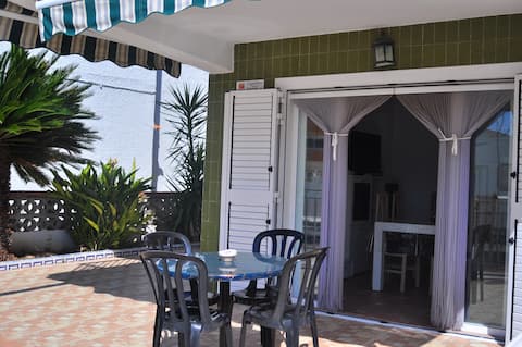 My home: Nice house very near to the beach.