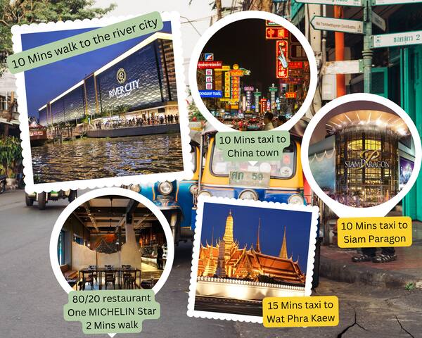 CITY Center 5 BR cozy home, the famous TALAT NOI gallery image 5