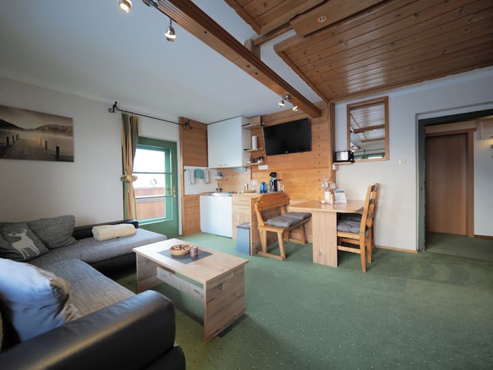 סלון עם מטבחון. 