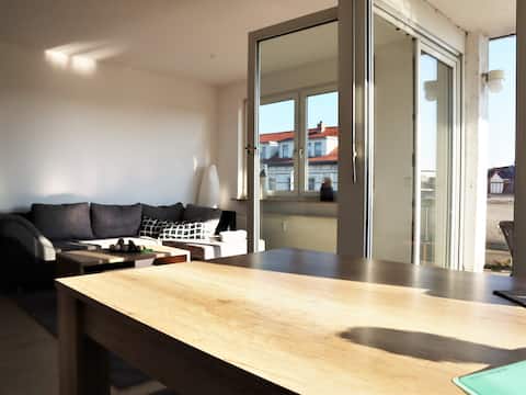 Erfolgreiche Airbnb-Immobilie: Exclusive apartment with roof terrace in Schleußig in Schleußig