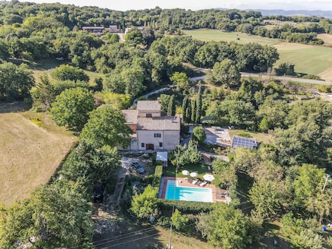 Detached house with private pool near Todi-Spoleto