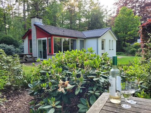 Charming forest house in private garden
