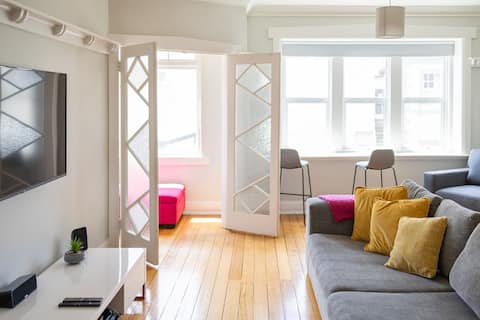 Popular Airbnb listing: 128 Murray Apartment 1 'Huon' | Hobart CBD in Hobart