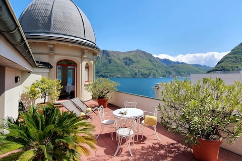 Popular Airbnb listing: Panorama penthouse, incl. free Ticino Ticket in Lugano