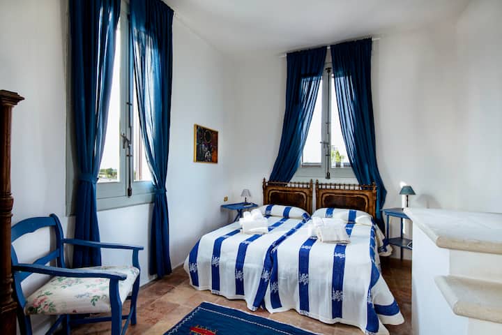 Dormitorio ‘Belvedere - Cámara‘ Belvedere ’
360 vistas panorámicas, vistas al mar