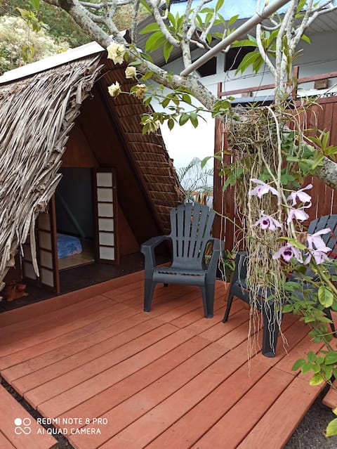 Petit coin de jardin pour une tente tahitienne - 1