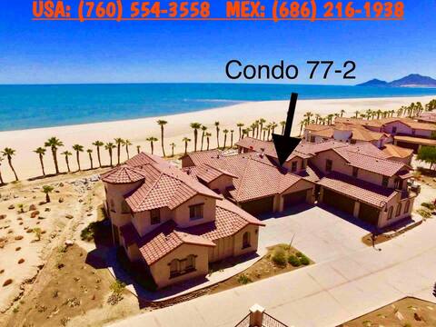 Beach Front Condo 2 Bed Sleeps 6 Condo 772 W/WiFi