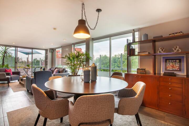 Condesa | Amazing Pent House | Private Rooftop gallery image 4