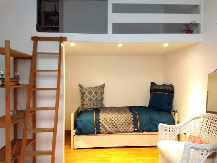 Მე-3 საძინებელი მინი-სამზარეულოთი და ანტრესოლით