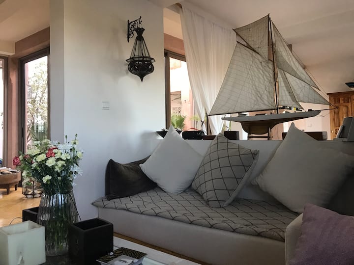 Essaouira Quartier Diabat Vue Mer Golf Maison-ryad - Essaouira