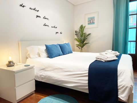 Quiet apartment old town Bilbao, WiFi.