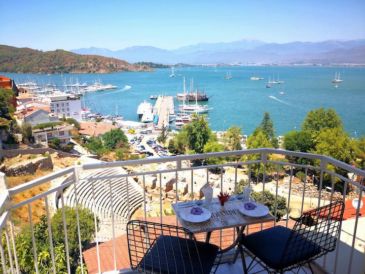 Unique Panaromic Full Sea and City View Of Fethiye