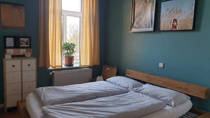 在美丽的莱比锡日后休息